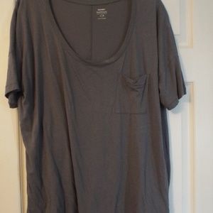 Grey Pocket Tee
